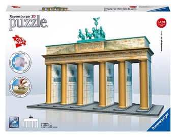 3D dėlionė 12551, 30 cm x 10 cm, 324 vnt. Ravensburger dėlionė