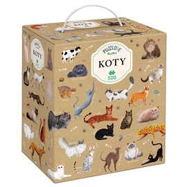 Cats 1705, 68 cm x 48 cm, 500 vnt. CzuCzu dėlionė