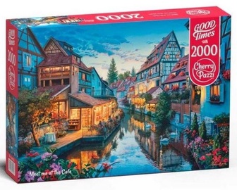 Meet Me At The Cafe 50033, 70 cm x 100 cm, 2000 vnt. CherryPazzi dėlionė