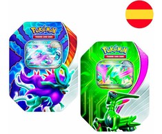 Spanish Pokemon SV6 Collectible card game assorted tin
