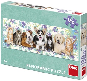 , 150 vnt. Dino dėlionė