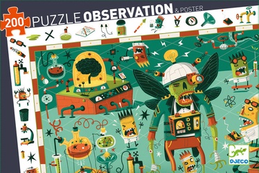 DJ07455, 61 cm x 38 cm, 200 vnt. Djeco dėlionė