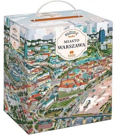 City Of Warsaw 2290, 68 cm x 48 cm, 1000 vnt. CzuCzu dėlionė