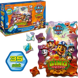 Lean Toys Paw Patrol Rescue, įvairių spalvų, 35 vnt. Dino dėlionė