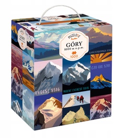 Mountains 8000 m n.p.m, 68 cm x 48 cm, 1000 vnt. CzuCzu dėlionė