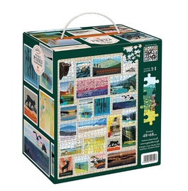 Polish National Parks, 48 cm x 68 cm, 1000 vnt. CzuCzu dėlionė