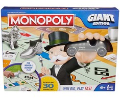 Spin Master SPINMASTER GAMES stalo žaidimas Giant Monopoly, 6068016