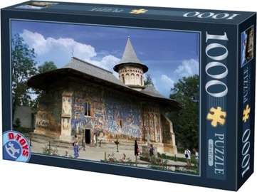 Romania Voronet Monastery 452968, 47 cm x 68 cm, 1000 vnt. D-Toys dėlionė