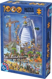 Burj Al Arab 446201, 68 cm x 47 cm, 1000 vnt. D-Toys dėlionė