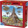 Eiffel Tower 446197, 68 cm x 47 cm, 1000 vnt. D-Toys dėlionė