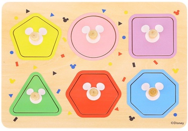 Mickey Shape Puzzle, 6 vnt. Disney dėlionė