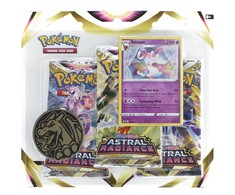 „Pokemon“ prekybos kortų žaidimas: „Sword & Shield 10“ – „Astral Radiance Blister“ 3 paketas (atsitiktinis)