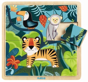 , 25 cm x 25 cm, 15 vnt. Djeco dėlionė