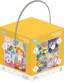 Professions, 22 cm x 22 cm, 72 vnt. Dodo dėlionė