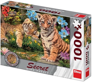 Tiger Babies, 1000 vnt. Dino dėlionė