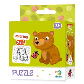 Bear 406123, 22 cm x 22 cm, 16 vnt. Dodo dėlionė