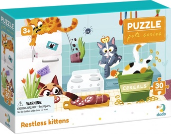 Restless Kittens 300541, 20 cm x 27 cm, 30 vnt. Dodo dėlionė