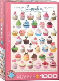 Cupcakes 452506, 68 cm x 48 cm, 1000 vnt. Eurographics dėlionė