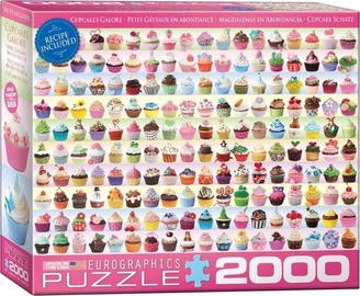 Cupcakes 400042, 68 cm x 97 cm, 2000 vnt. Eurographics dėlionė