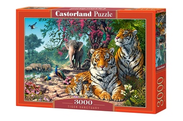 Tiger Sanctuary 300600, 68 cm x 92 cm, 3000 vnt. Castorland dėlionė