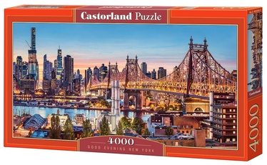 Good Evening New York 4000 el. C-400256-2, 4000 vnt. Castorland dėlionė
