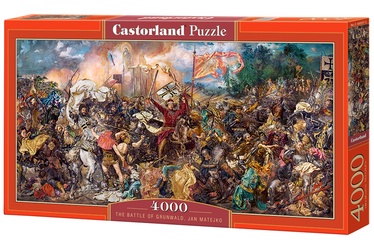 Battle Of Grunwald 4000 el. C-400331-2, 68 cm x 139 cm, 4000 vnt. Castorland dėlionė