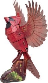 3D dėlionė MakeBug American MB-D-0055, 12 cm x 5 cm, raudona Cardinal dėlionė