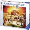 Savannah Animals 17056, 121 cm x 80 cm, 3000 vnt. Ravensburger dėlionė