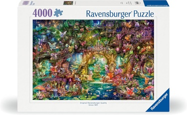 Secret Life Of Fairies, 91.5 cm x 137.8 cm, 4000 vnt. Ravensburger dėlionė