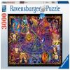 Star Signs 167180V, 121 cm x 80 cm, 3000 vnt. Ravensburger dėlionė