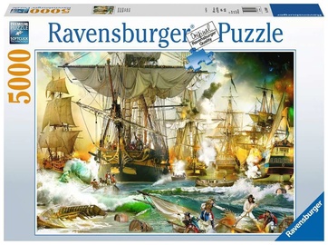 13969, 153 cm x 101 cm, 5000 vnt. Ravensburger dėlionė