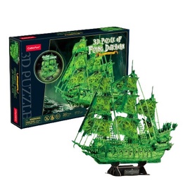 3D dėlionė Flying Dutchman 306-T4041H, 69 cm x 24 cm, 360 vnt., žalia Cubicfun dėlionė
