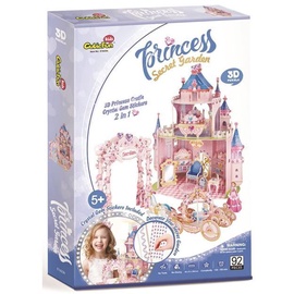 3D dėlionė Princess Secret Garden, 92 vnt. Cubicfun dėlionė