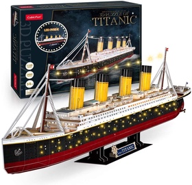 3D dėlionė Titanic, 266 vnt. Cubicfun dėlionė