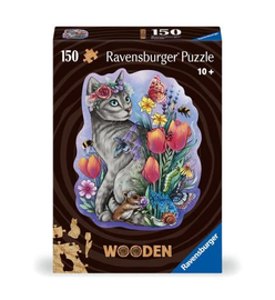 Medinė Lovely Cat, 150 vnt. Ravensburger dėlionė