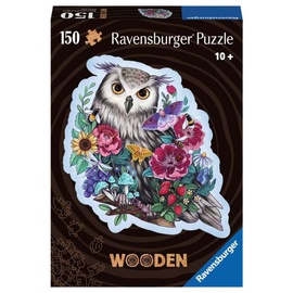 Medinė Mysterious Owl 17511, 20 cm x 27 cm, 150 vnt. Ravensburger dėlionė