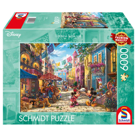 Mickey & Minnie in Mexico 57397, 136 cm x 96 cm, 6000 vnt. Schmidt dėlionė