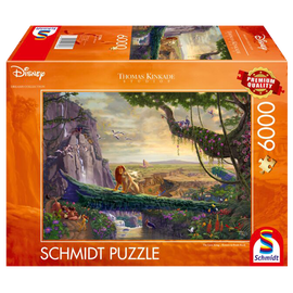 The Lion King, Return to Pride Rock 57396, 136 cm x 96 cm, 6000 vnt. Schmidt dėlionė