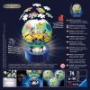 3D dėlionė 3D Minions Glowing Ball, 12.9 cm x 15.9 cm, 74 vnt. Ravensburger dėlionė