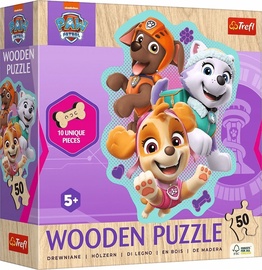 Medinė Paw Patrol A Cheerful Group Of Papies 20258, 50 vnt. Trefl dėlionė