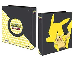 Pikachu 2 colių 3 žiedų segtuvas Pokémon kortelėms Ultra PRO kolekcionieriams