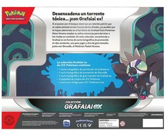 Spanish Pokemon Grafaiai EX trading card game box