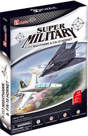 3D dėlionė P629H, 34.5 cm x 26 cm, 40 vnt. Cubicfun dėlionė