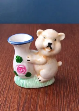 Dekoratyvinė figūrėlė su meškiuku, 7cm aukštis