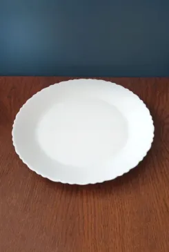 Didelė balta lėkštė, 30cm