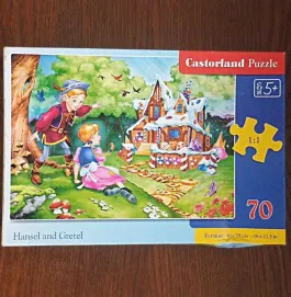 Dėlionė Puzzle, Castorland "Hansel & Gretel" 70det. +5m