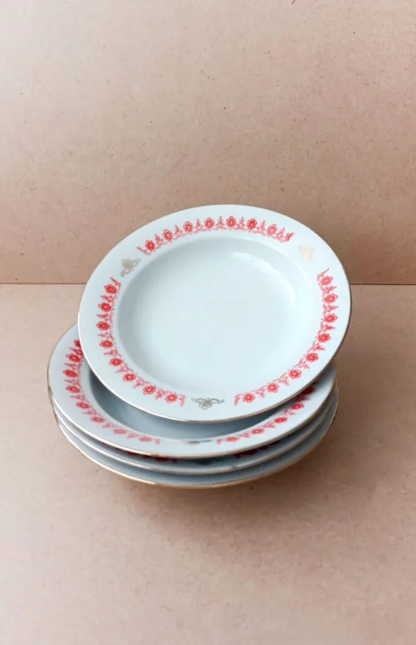 Lėkštės gilesnės, 20cm, 4vnt., Baranovka