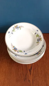 Lėkštės gilesnės, 24cm, 6vnt., Druzhkovsky