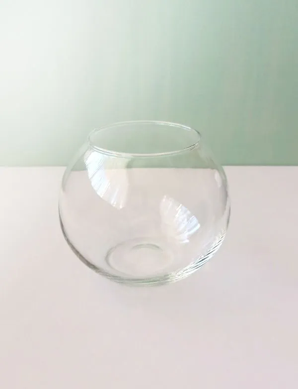 Stiklinė vaza Burbulas 12cm aukštis